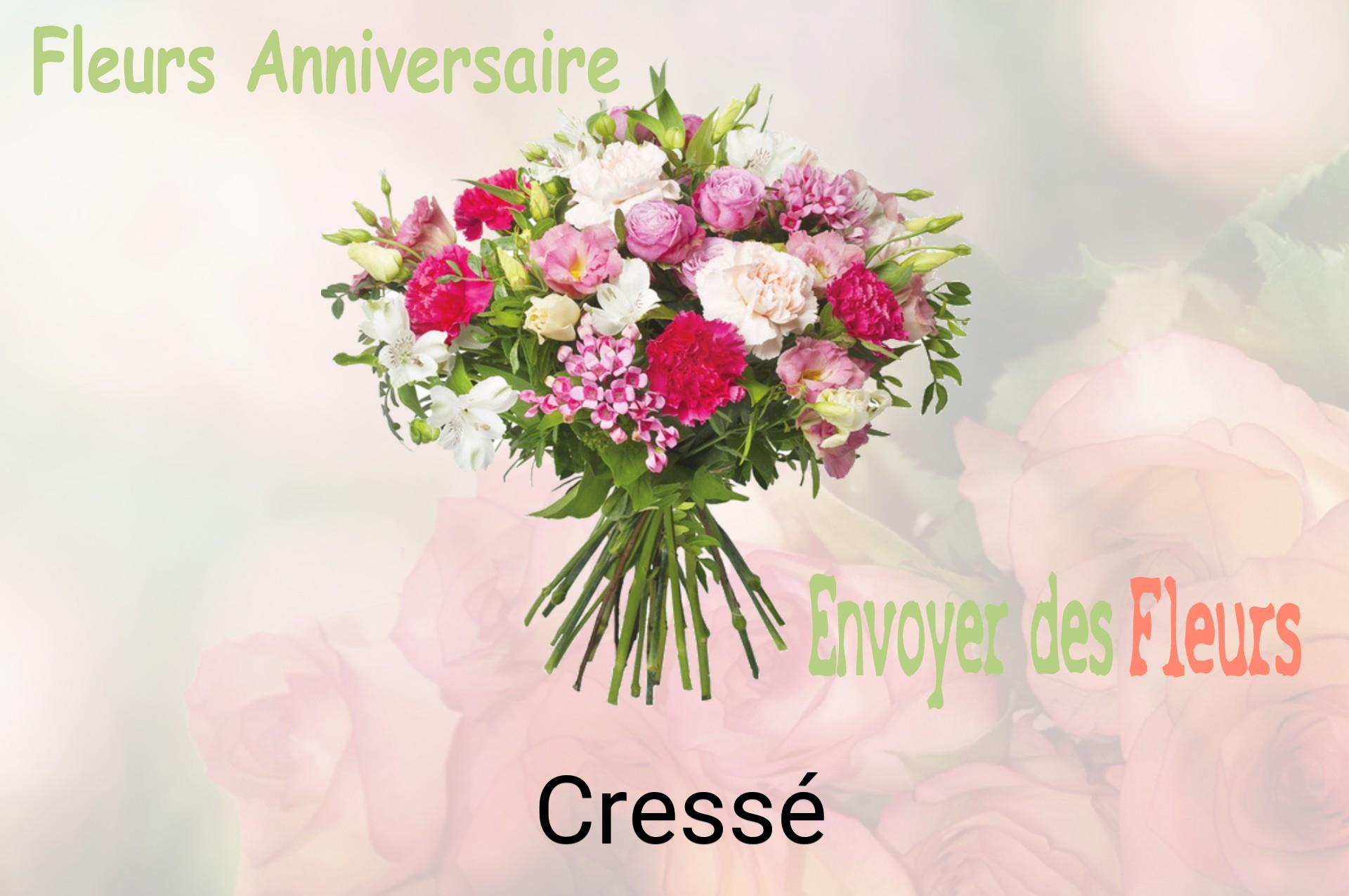 Bouquet de fleurs d’anniversaire livré à Cressé